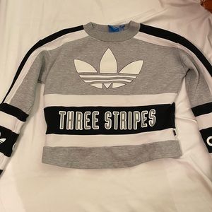 Adidas cropped crewneck